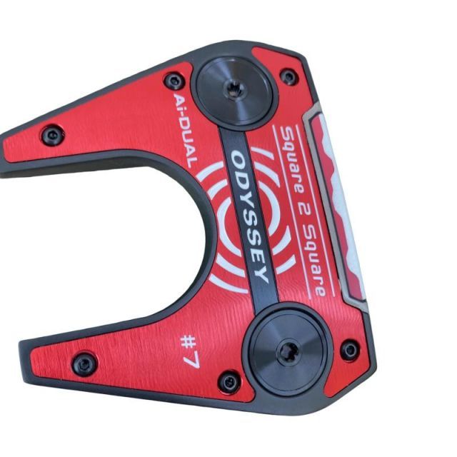 【中古】 オデッセイ Ai-DUAL SQUARE 2 SQUARE #7(カスタム) パター PT 純正特注シャフト (フレックスその他) メンズ 男性用 右利き 右用 Bランク ゴルフクラブ