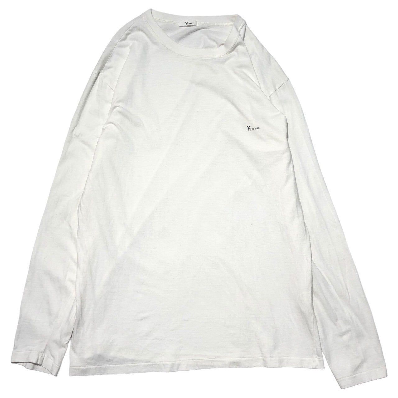 Y's for men(ワイズフォーメン) 90's Vintage one point logo long sleeve T-shirt ヴィンテージ ワンポイントロゴ ロングスリーブ Tシャツ 90年代 MT-T05-001 ホワイト×ブラック