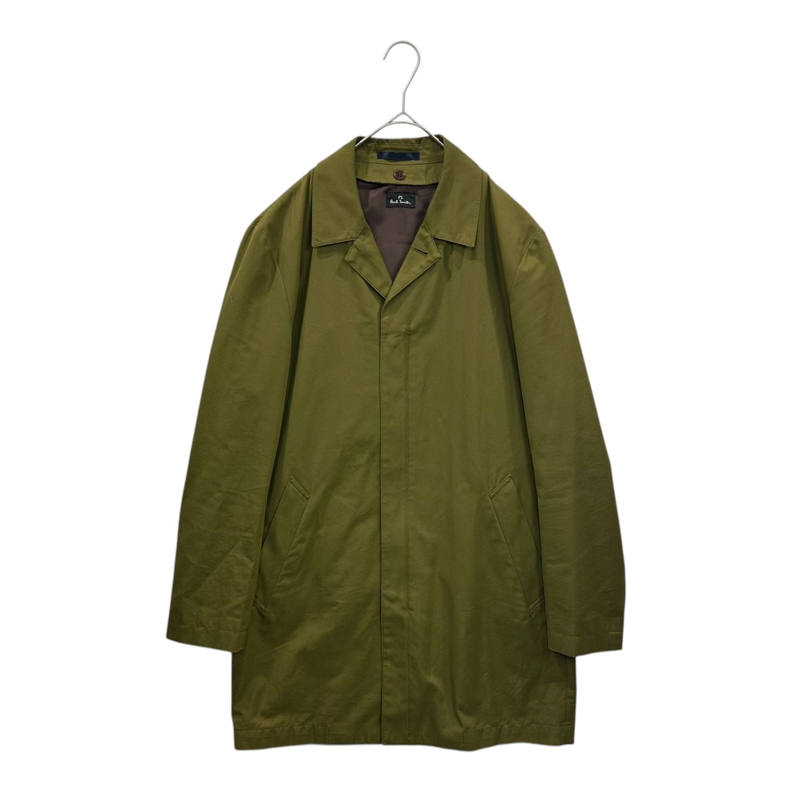 Paul Smithライナー付きジップアップバルカラーコート PS PAUL SMITH(ピーエスポールスミス) Lined Stand-Up Collar Zip-Up