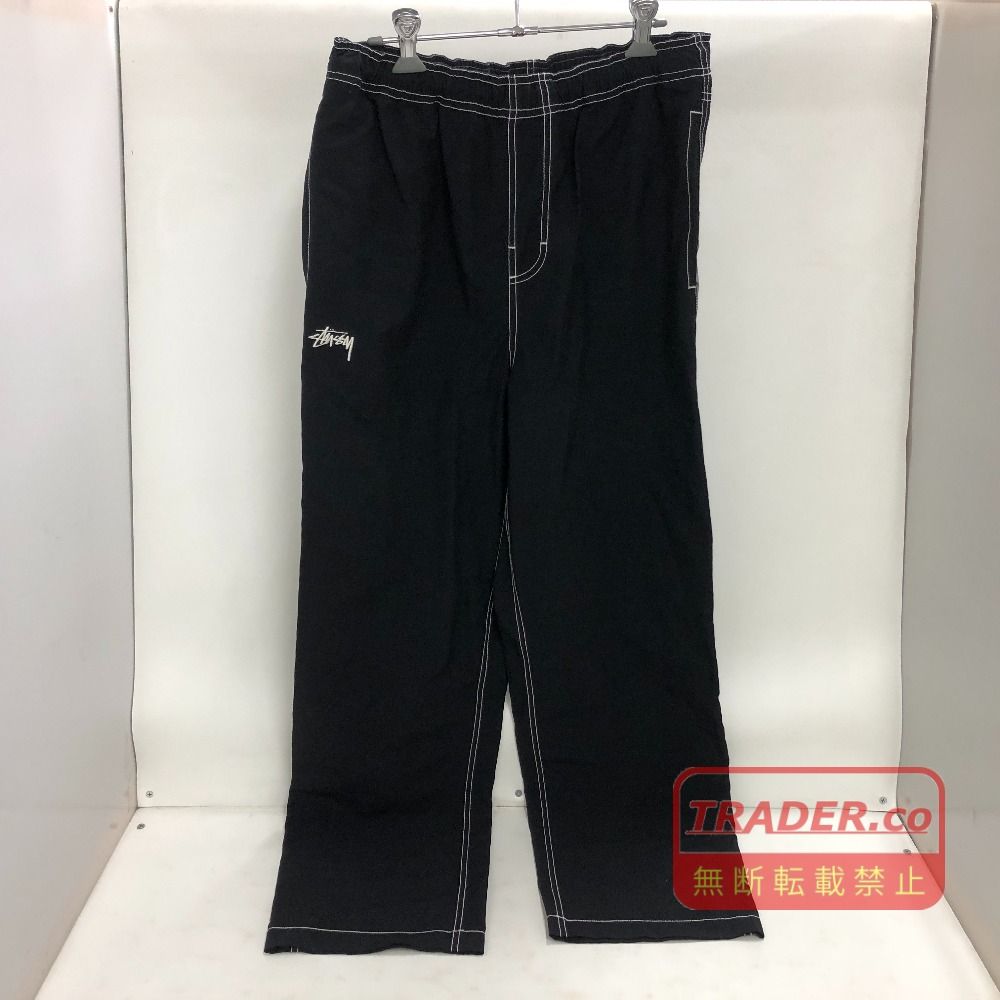 02w26396 ステューシー STUSSY ナイロンイージーパンツ ブラック S