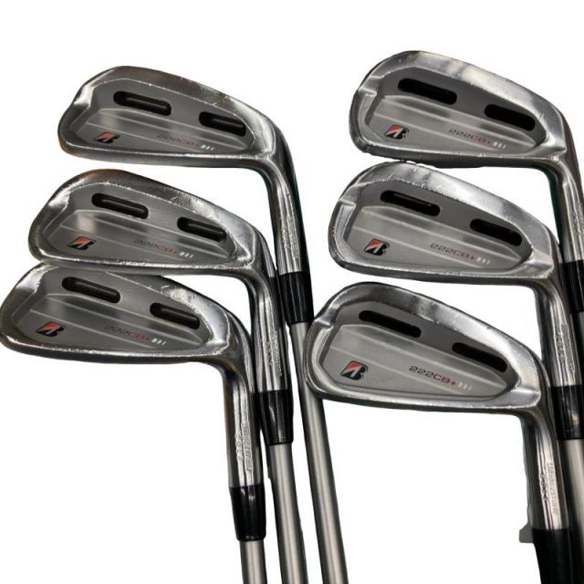 【中古】 ブリヂストン BRIDGESTONE 222CB+ 6S アイアンセット IR MCI B70 (フレックスS) メンズ 男性用 右利き 右用 Cランク ゴルフクラブ