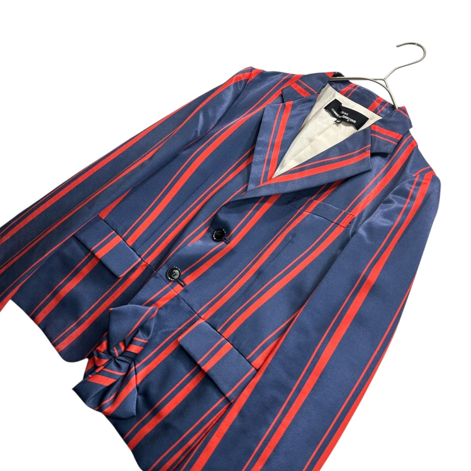 07ss tricot COMME des GARCONS ジャケット　リボン柄 tricot COMME des GARCONS(トリココムデギャルソン) 12SS Front Ribbon