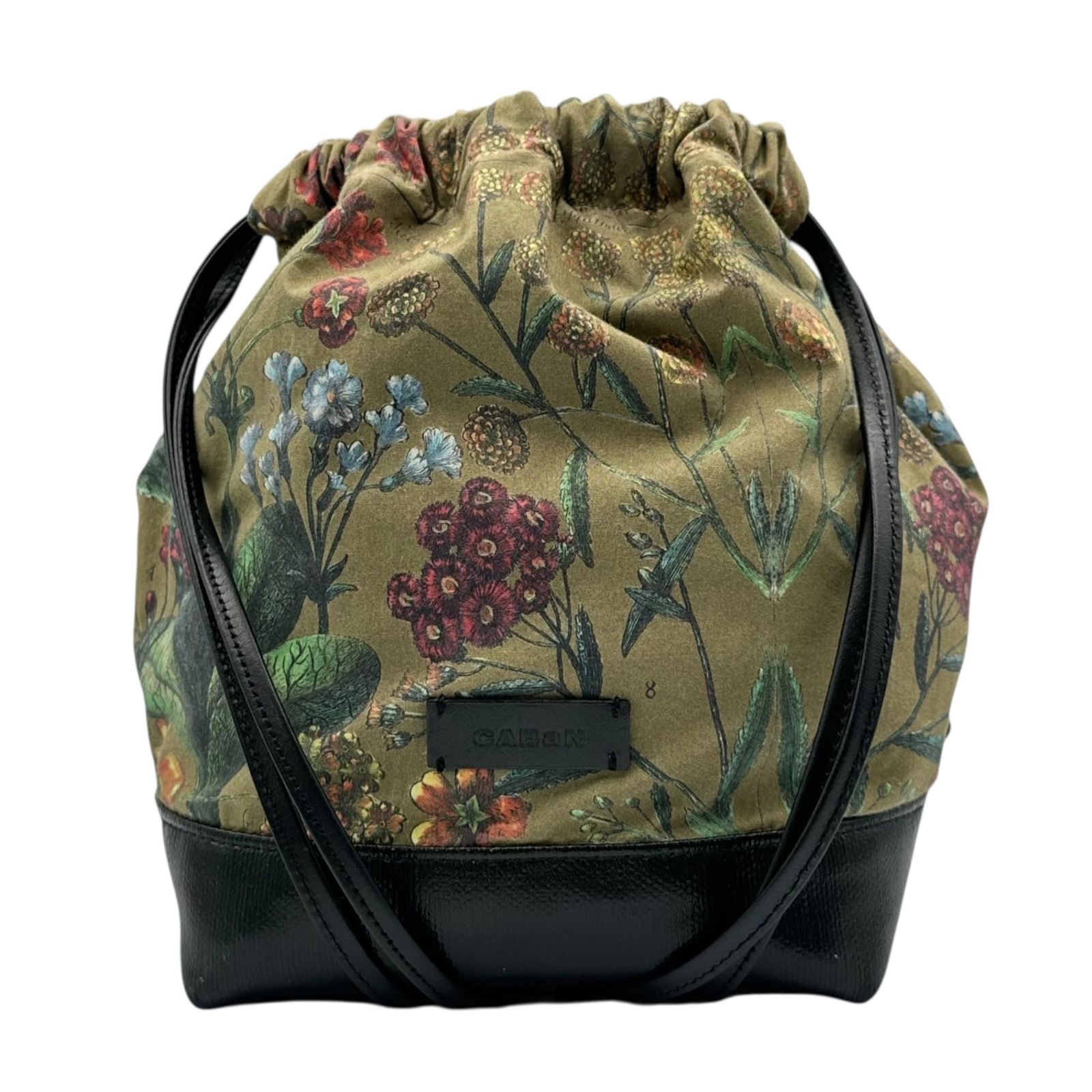 CABaN Palermo print drawstring bag レルモプリント ドローストリング