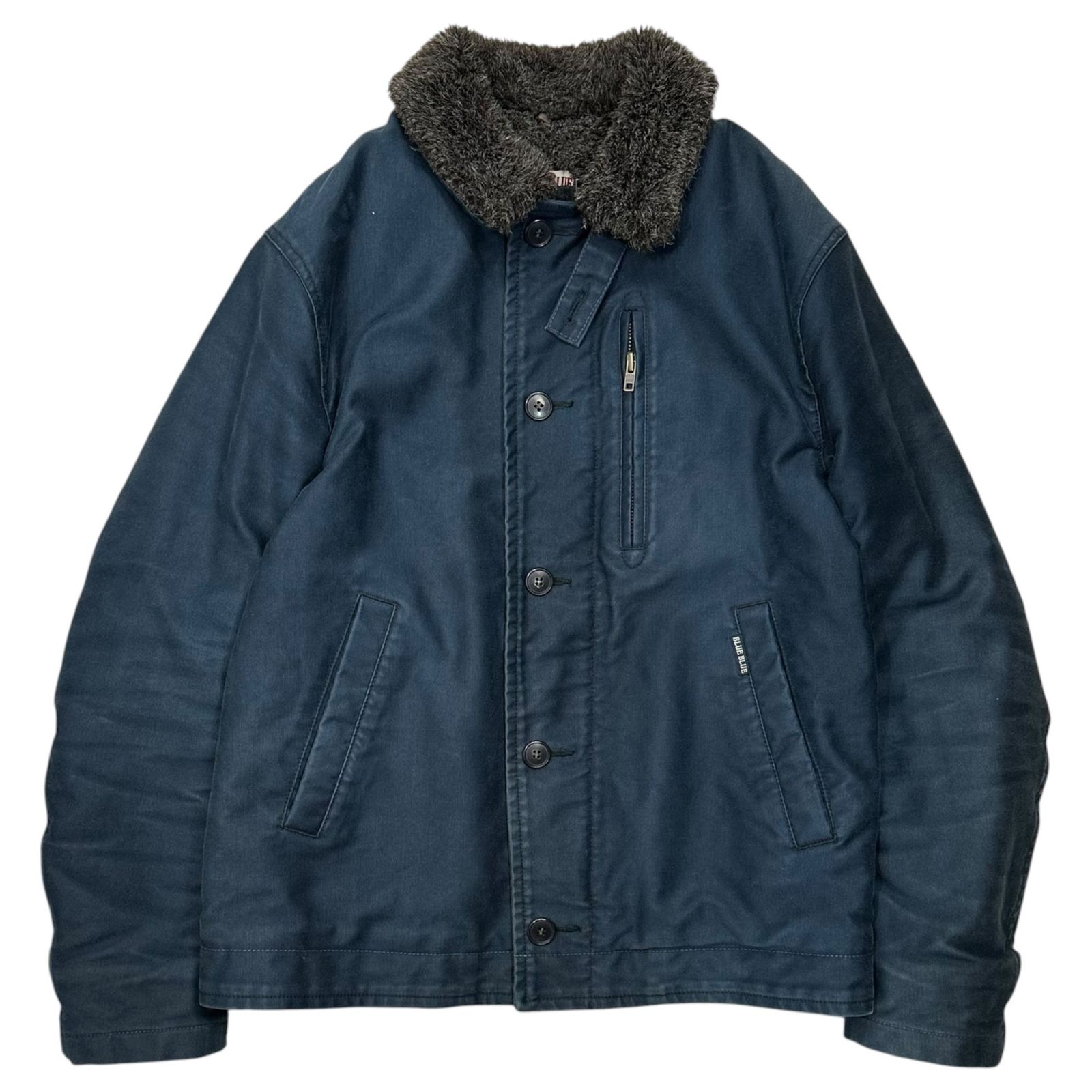 BLUE BLUE(ブルーブルー) German Cloth Craftsman Deck Jacket ジャーマン クロス デッキ ジャケット 700050-339 JK1168 ネイビー