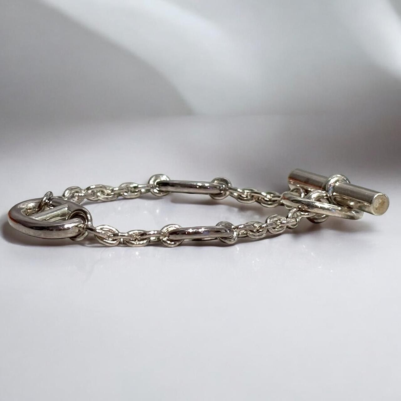 HERMES エルメス ファランドール ブレスレット シルバー SV925 Ag925