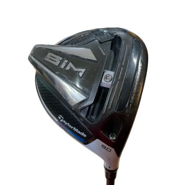 【中古】 テーラーメイド SIM 9° ドライバー DR 純正特注シャフト (フレックスS) メンズ 男性用 右利き 右用 Cランク ゴルフクラブ