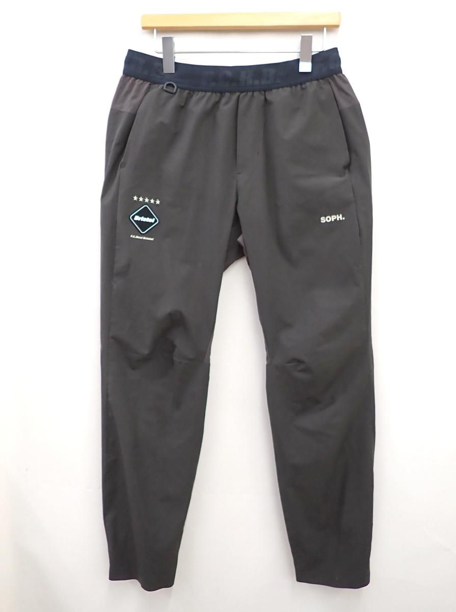 ★8432☆F.C.Real Bristol F.C.レアルブリストル FCRB-232045 STRETCH LIGHT WEIGHT TAPERED EASY PANTS トラックパンツ　L