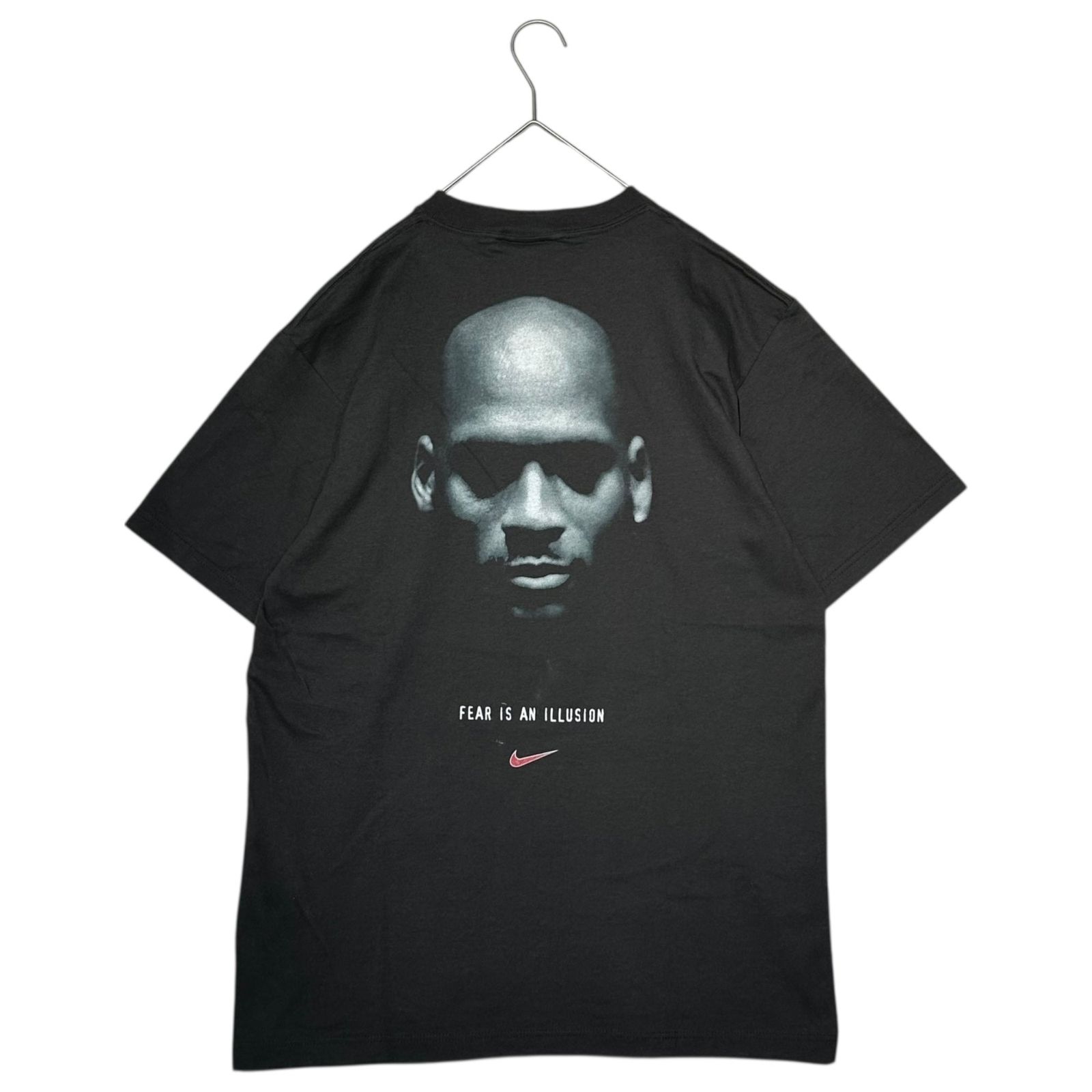 NIKE(ナイキ) 90's JORDAN FEAR IS AN ILLUSION ジョーダン フェイス Tシャツ 662854-010 M ブラック 90年代 ヴィンテージ デッドストック
