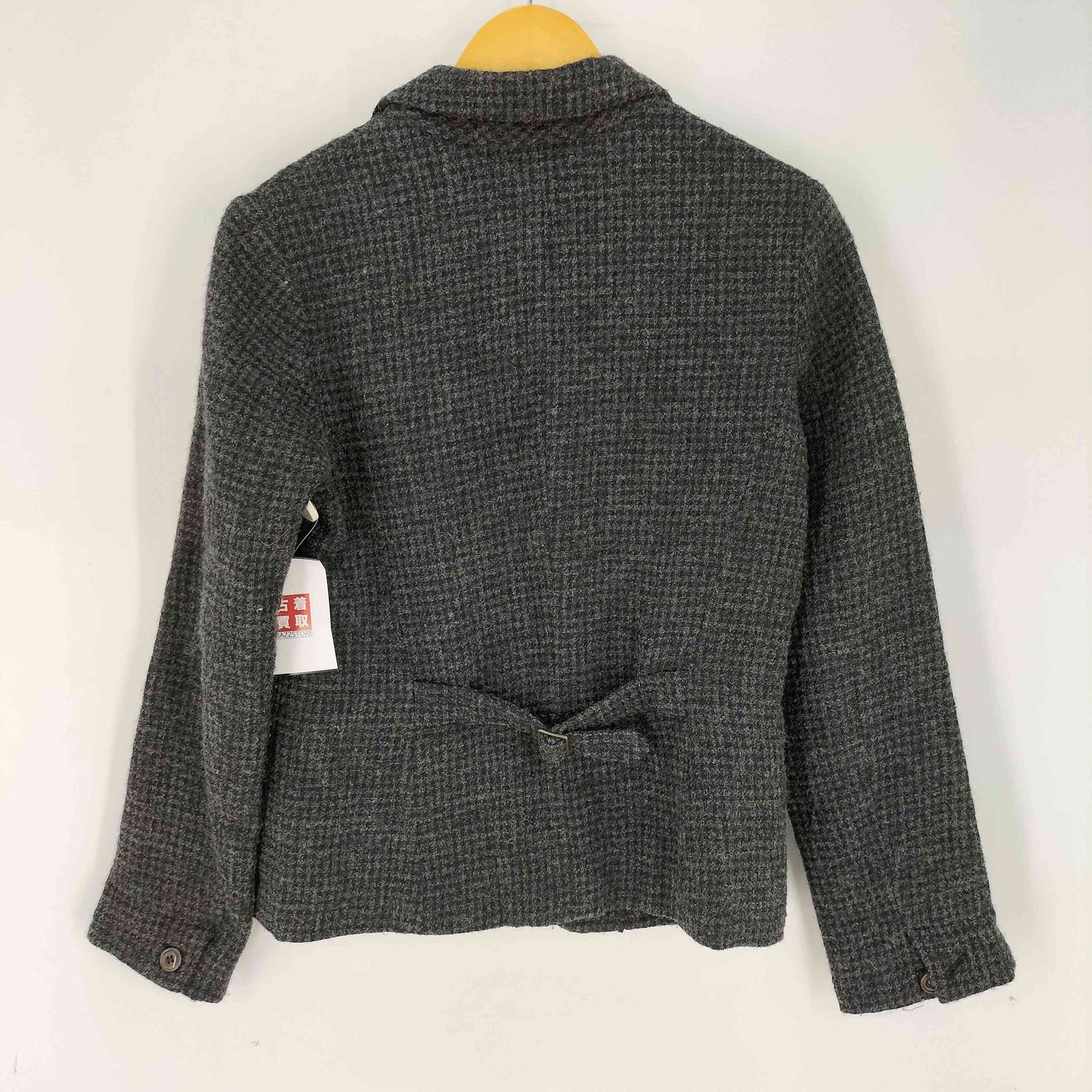 パドカレ pas de calais ウール＆リネン テーラードジャケット