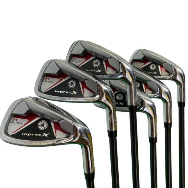 【中古】 ヤマハ inpres X D BLACK(2010) 6S アイアンセット IR TBX-510i (フレックスR) メンズ 男性用 右利き 右用 Dランク ゴルフクラブ