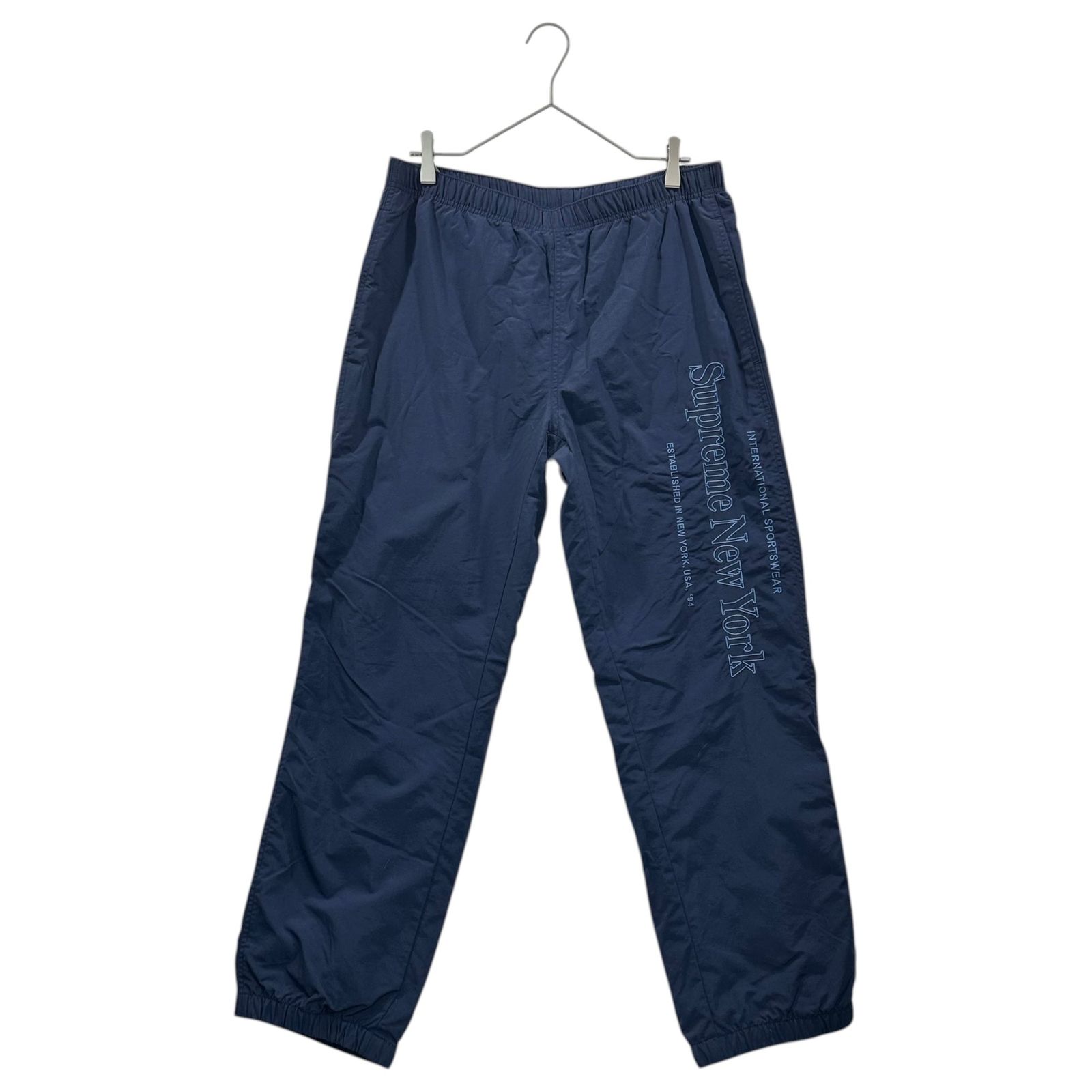 SUPREME ネイビー ロゴ入り ボトムパンツ SUPREME(シュプリーム) 20AW Side Logo Track Pant サイド ロゴ