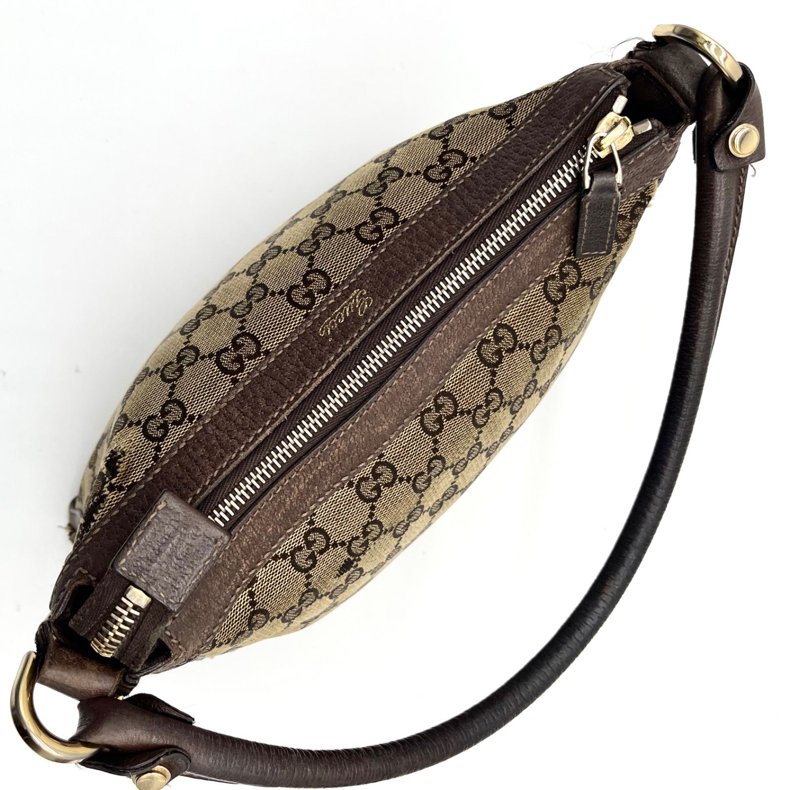 GUCCI グッチ GGキャンバス アクセサリーポーチ ショルダーバッグ