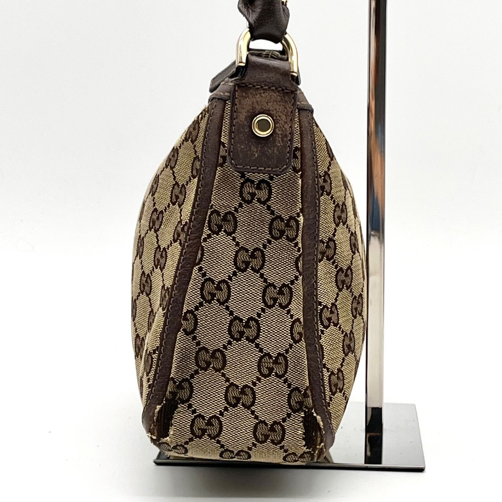 GUCCI グッチ GGキャンバス アクセサリーポーチ ショルダーバッグ