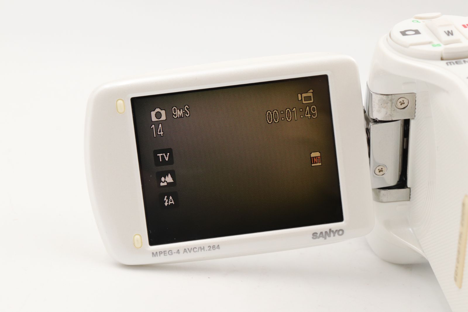 極上品☆三洋電機 サンヨー SANYO Xacti DMX-CG9 ホワイト ###17598