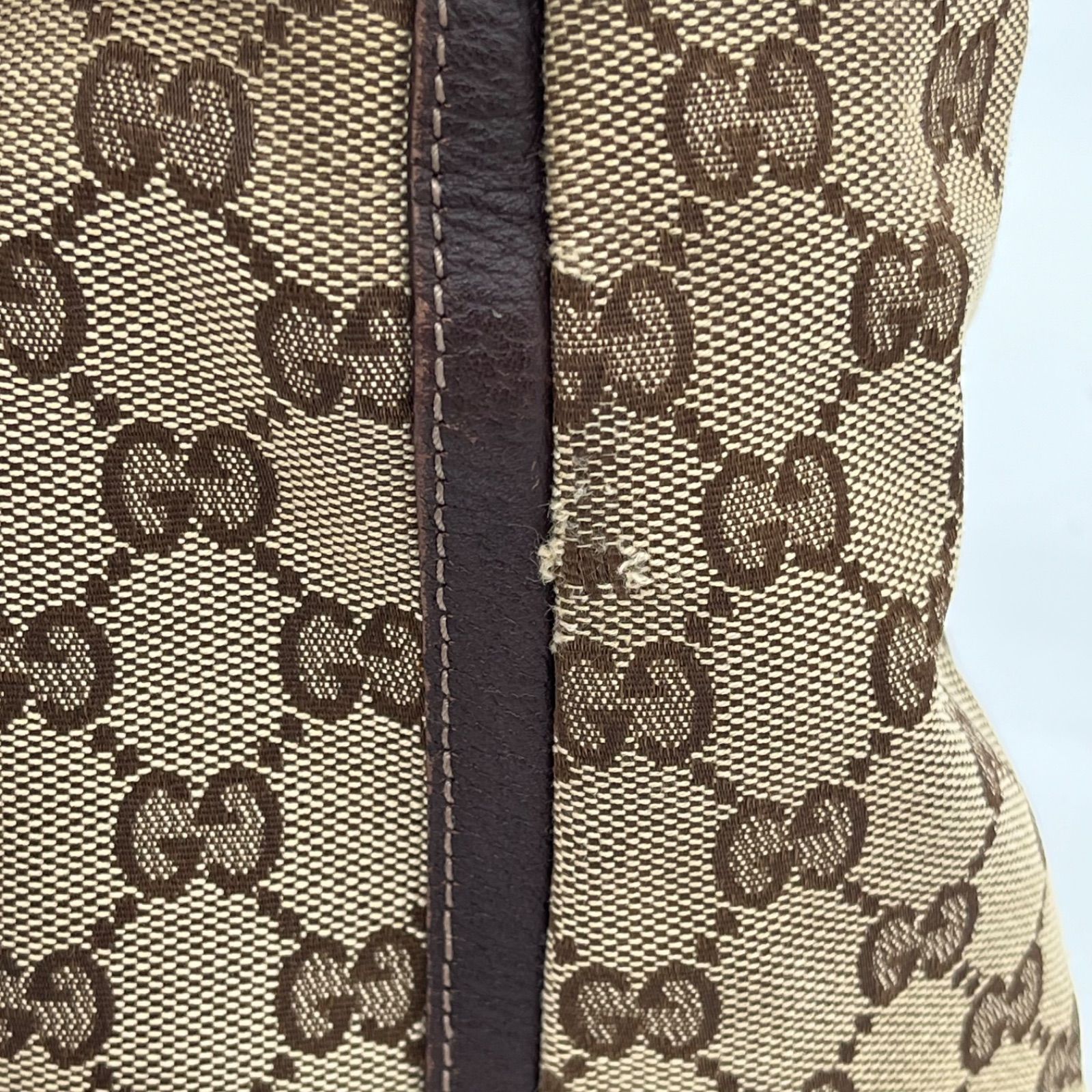 GUCCI グッチ アビー金具 GGキャンバス トートバッグ ブラウン 170004