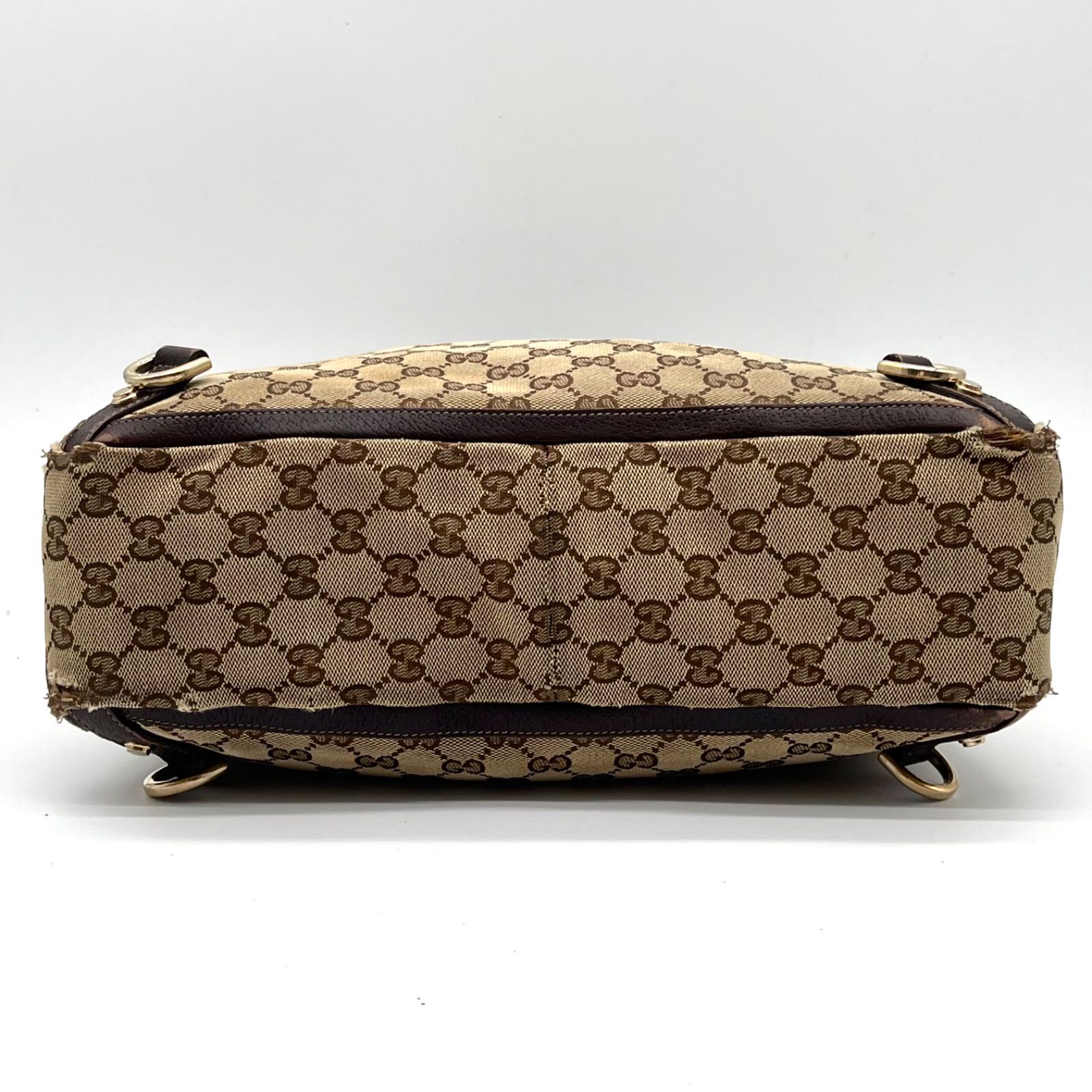 GUCCI グッチ アビー金具 GGキャンバス トートバッグ ブラウン 170004
