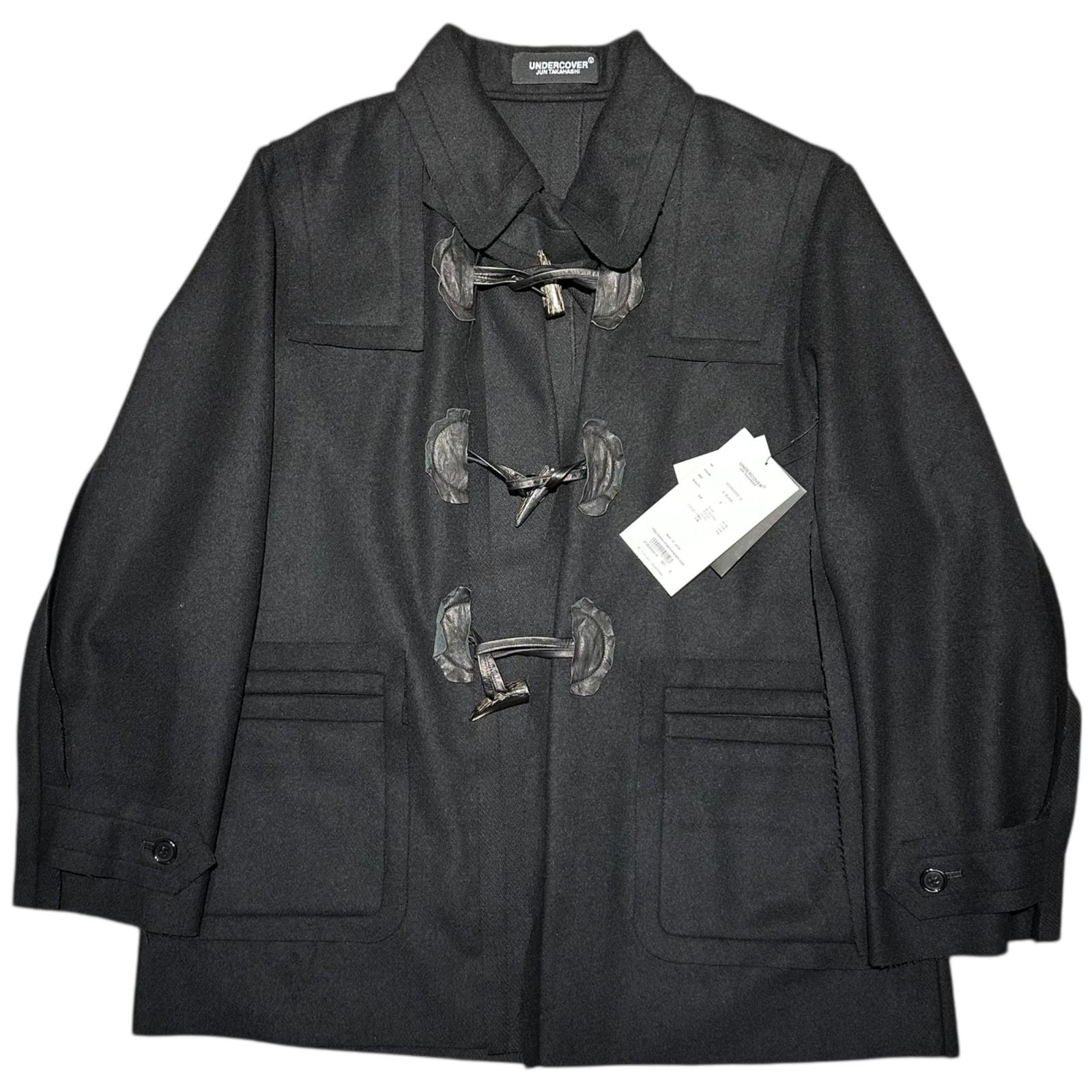 UNDERCOVER(アンダーカバー) 25AW Archive Collection Reissue Short Duffle Coat アーカイブコレクション 復刻 ショート ダッフル コート UC2E9302-5 2(S) ブラック