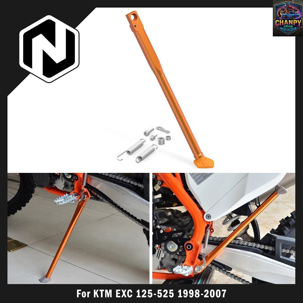 KTM EXC 300 EXC 250 EXCF 350 EXC 450 EXC 525 EXC 125 150 1998-2007 オートバイ用キックスタンド キックサイドスタンド スプリングキッ