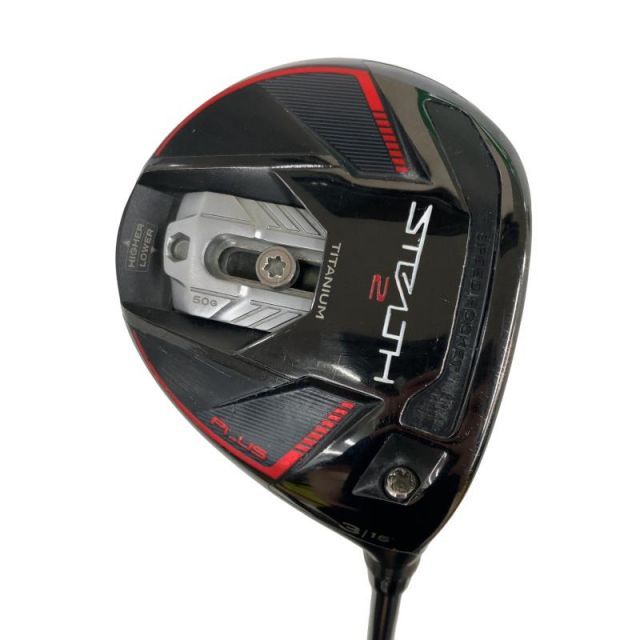 【中古】 テーラーメイド STEALTH2 PLUS 3W フェアウェイウッド FW 純正特注シャフト (フレックスS) メンズ 男性用 右利き 右用 Cランク ゴルフクラブ