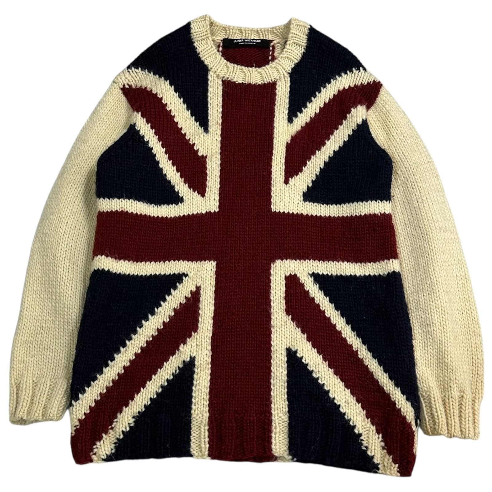 COMME des GARCONS JUNYA WATANABE(コムデギャルソンジュンヤワタナベ) 96AW Union Jack Low Gauge Wool Knit ユニオンジャック ローゲージ ウール ニット