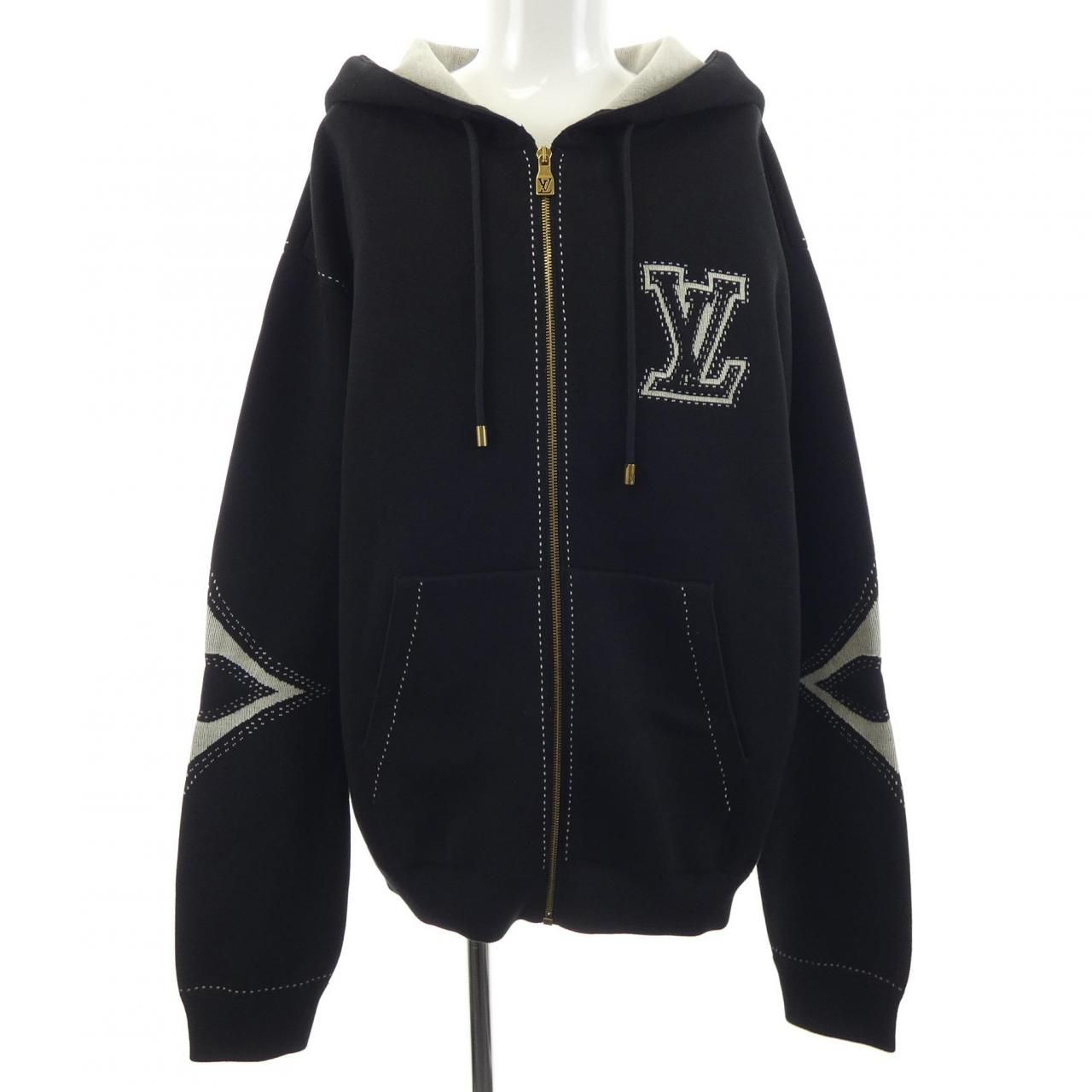 ルイヴィトン LOUIS VUITTON グラフィックインターシャジップコットンフーディ HRN89WAUR パーカー