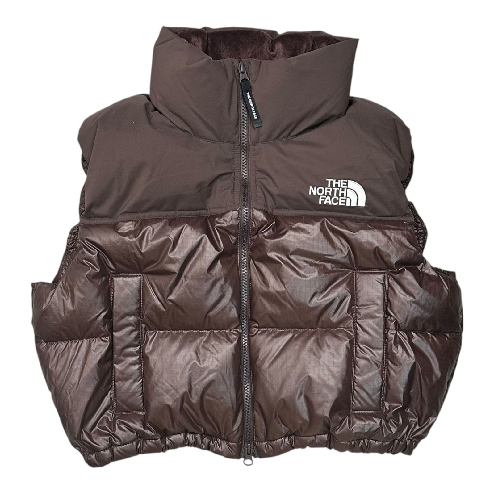 THE NORTH FACE(ノースフェイス) WL Nuptse Vest ホワイトレーベル ヌプシ ダウンベスト NDW52402WL KIDS L(95) ブラウン