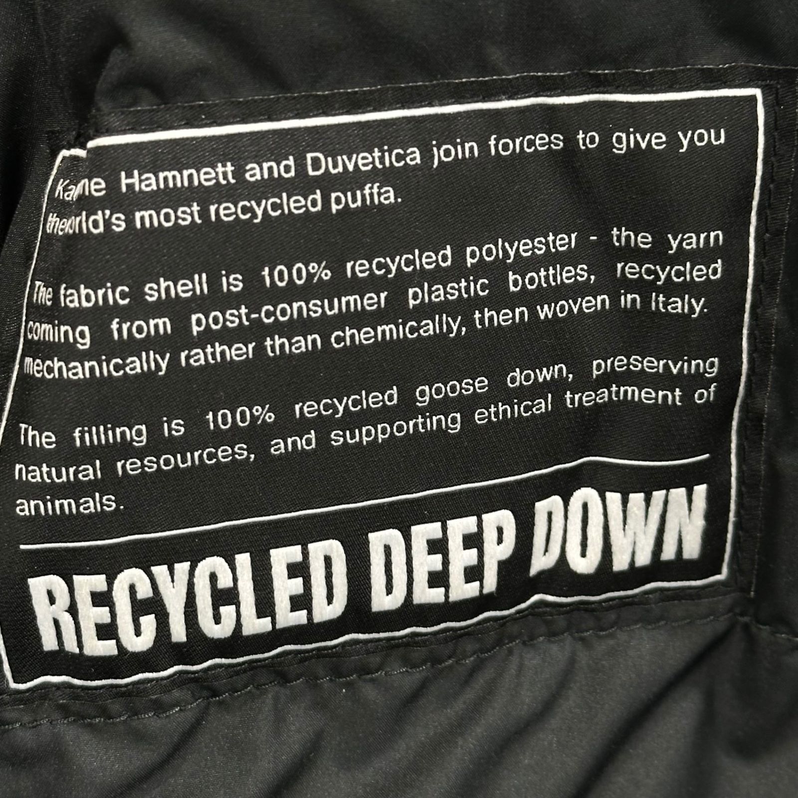 KATHARINE HAMNETT × DUVETICA(キャサリンハムネット × デュベティカ