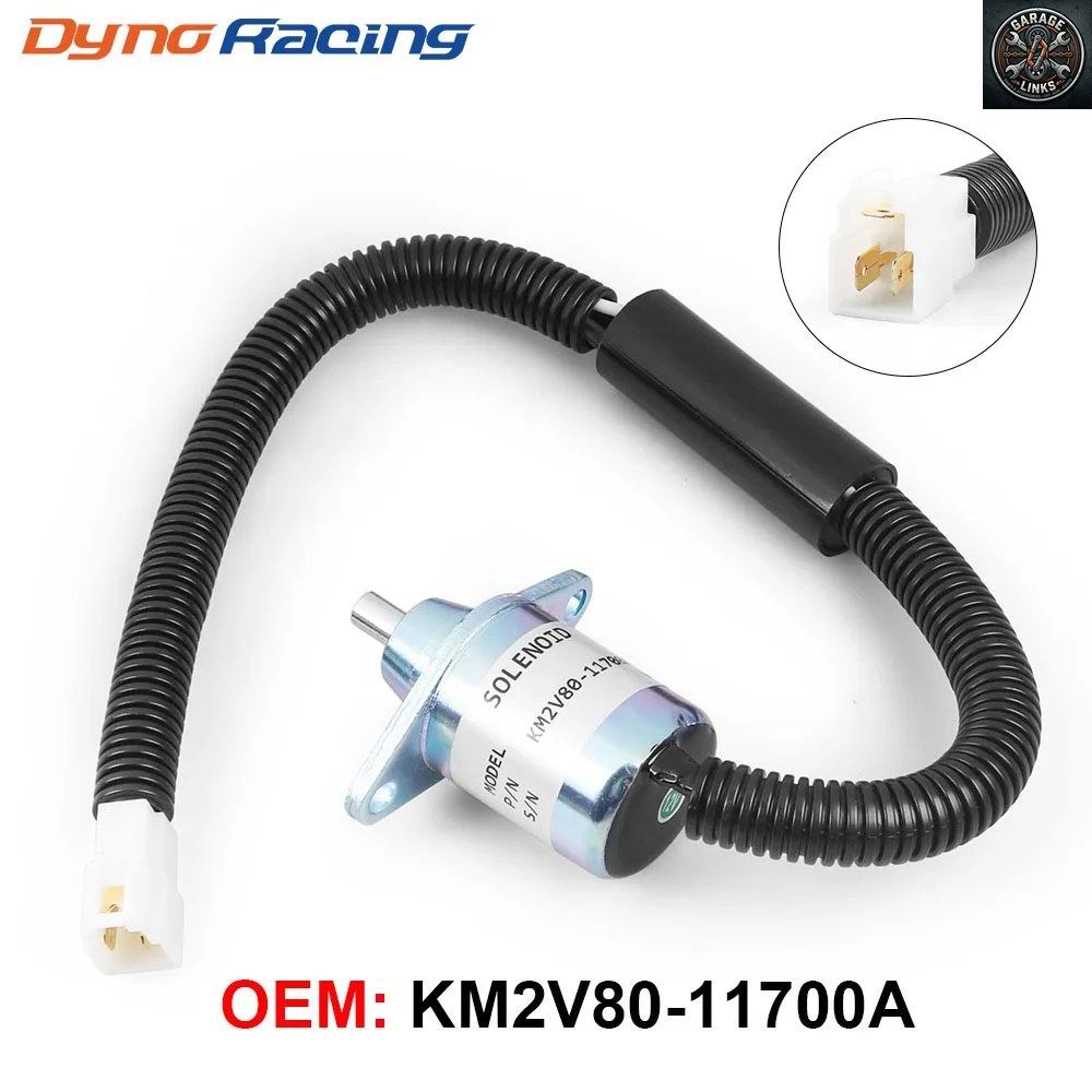 KM2V80-11700A 12V 燃料遮断ソレノイドバルブ ディーゼルエンジン発電機オイルストップソレノイドバルブ
