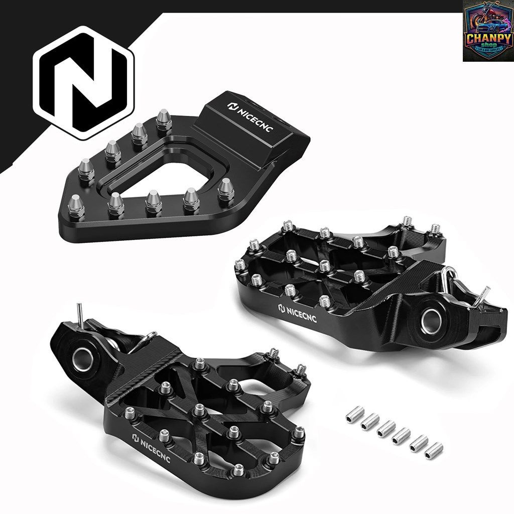 STARK VARG EX MX 2024-2025 エクステンダー フットペグ フットレスト リアブレーキペダル ステップチップ アルミニウム