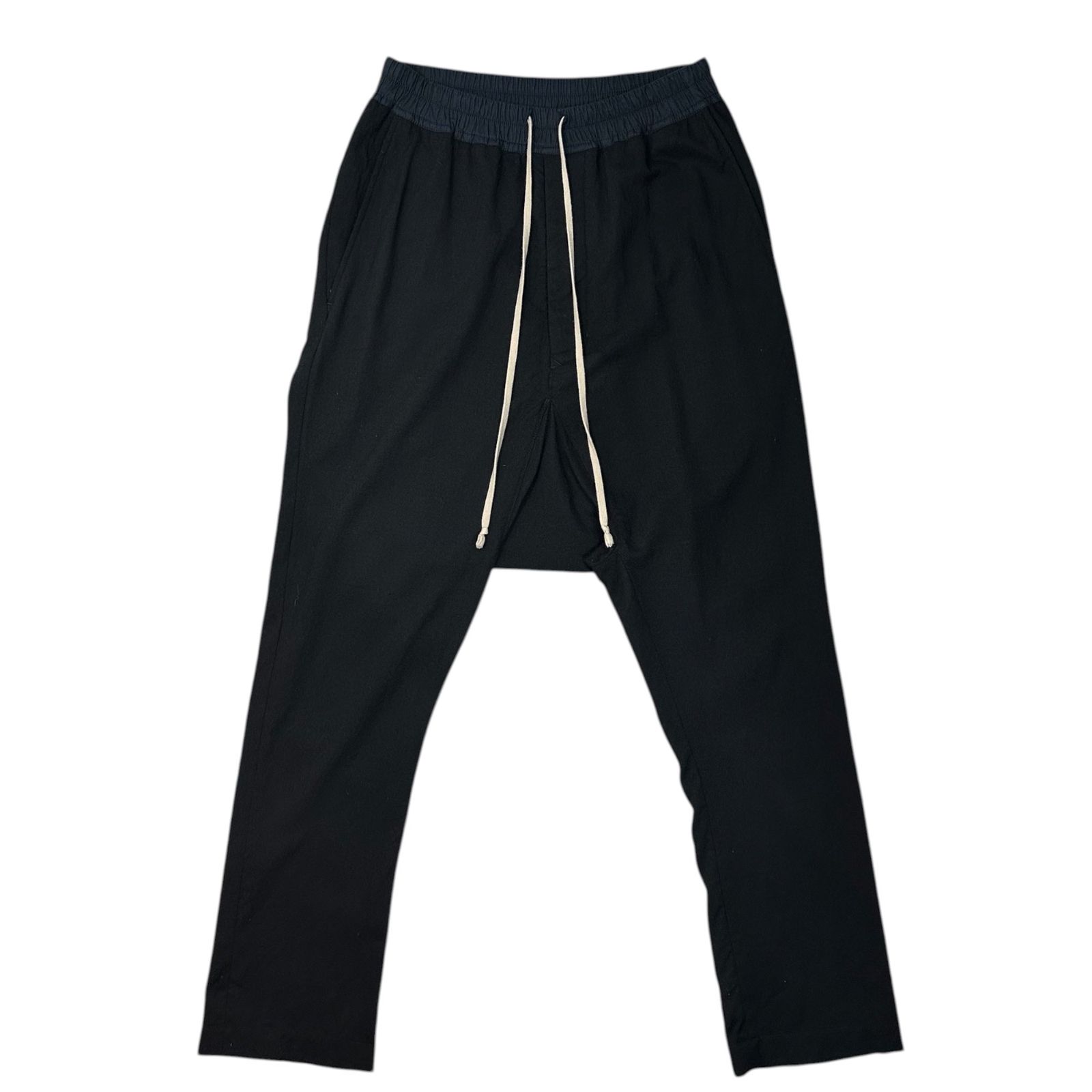Rick Owens(リックオウエンス) 12AW Easy Sarouel Straight Pants イージー サルエル ストレート パンツ RU9380/WM 46 ブラック