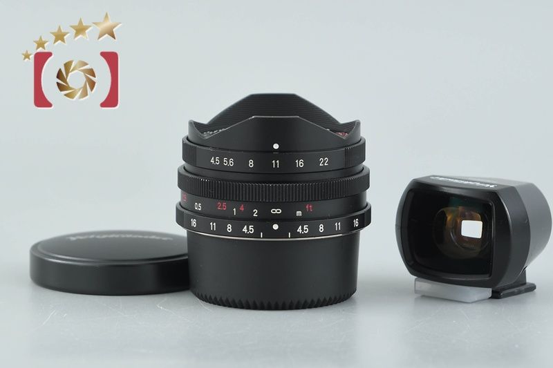 【中古】Voigtlander フォクトレンダー SUPER WIDE-HELIAR 15mm f/4.5 Aspherical ブラック L39 ライカスクリューマウント + 15mm ビューファインダー