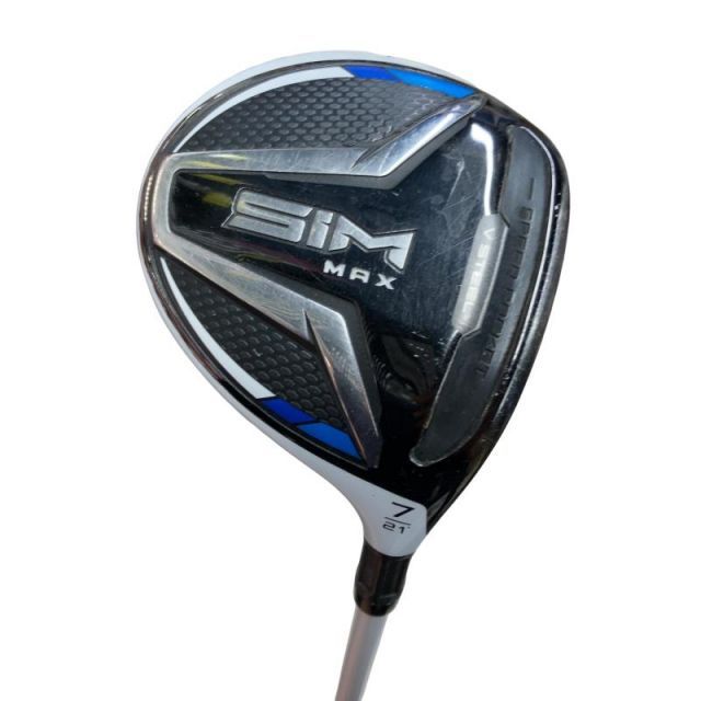 【中古】 テーラーメイド SIM MAX 7W レディース フェアウェイウッド FW TENSEI BLUE TM40(FW) (フレックスL) レディース 女性用 右利き 右用 Cランク ゴルフクラブ