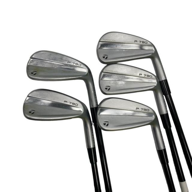 【中古】 テーラーメイド Taylor Made P・790(2023) 5S アイアンセット IR TM MCI 80 BK (フレックスS) メンズ 男性用 右利き 右用 Bランク ゴルフクラブ