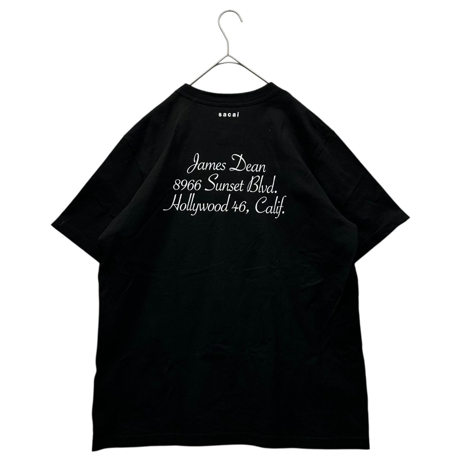 SACAI 25ss PRINT T-SHIRT BLACK 25-0983S SACAI PRINT 25ss Print