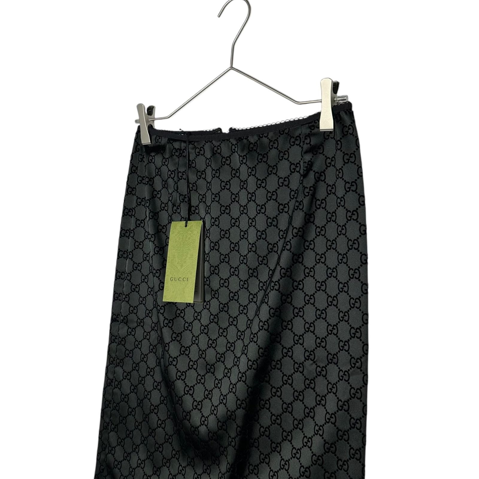 GUCCI(グッチ) 24SS GG printed duchess silk skirt GG プリント