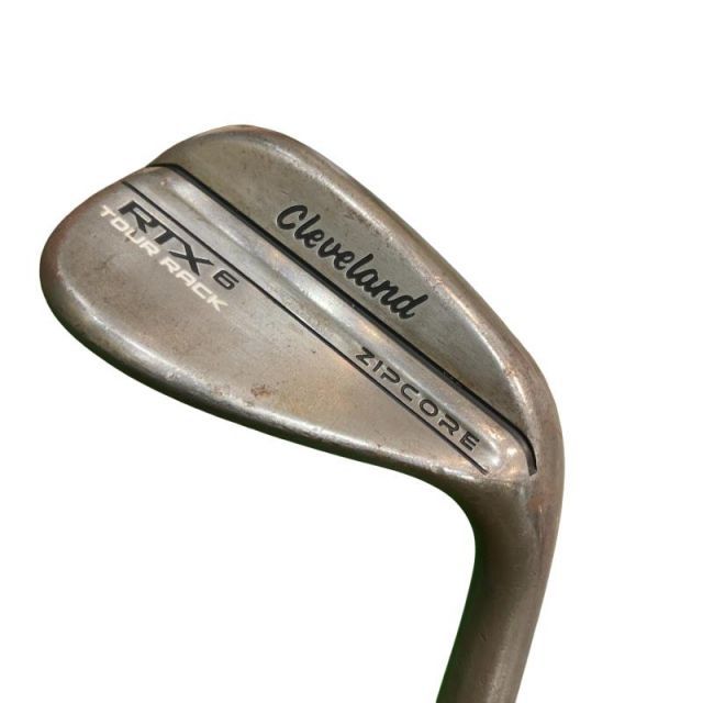 【中古】 クリーブランド Cleveland RTX-6 ZIPCORE ツアーラック(ノーメッキ) 50°/10° MID ウェッジ WG 純正特注シャフト (フレックスS) メンズ 男性用 右利き 右用 Cランク ゴルフクラブ