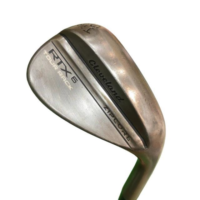 【中古】 クリーブランド Cleveland RTX-6 ZIPCORE ツアーラック(ノーメッキ) 54°/10° MID ウェッジ WG 純正特注シャフト (フレックスS) メンズ 男性用 右利き 右用 Cランク ゴルフクラブ