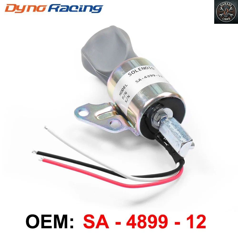 燃料遮断ソレノイド SA-5176-12 SA-4899-12 1756ES-12SUC5B1S5 12V クボタディーゼルエンジン D722 D902 Z482 BX102220