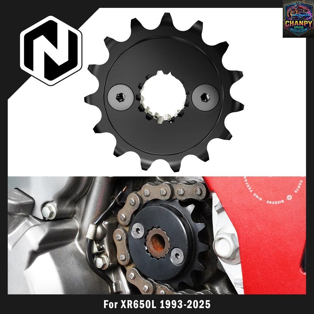 ホンダ 1993-2025 XR650L オートバイ SUPERPINION 15T フロントスプロケット 20CRMNTI スチール 2021 - 24