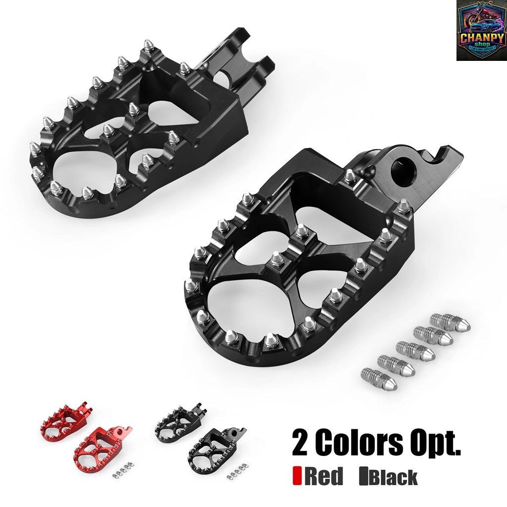 ホンダ CRF250R CRF450R 2004-2020 CR 125R 250R CRF 250RX 450RX 250X 450X 250L/M CRF1000L 57mm幅フットペグ/フットレスト