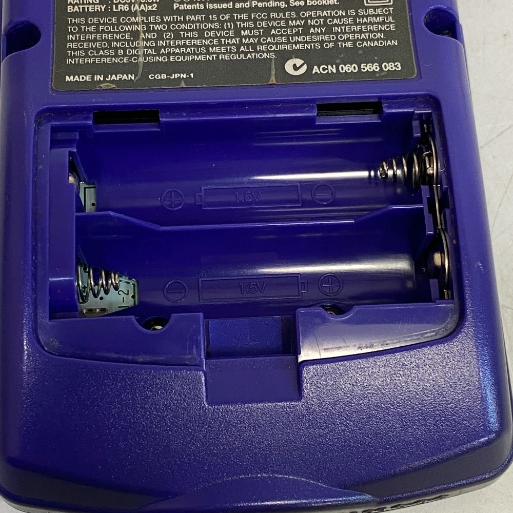 Nintendo 任天堂 CGB-001 完動品 本体 カセット まとめて 計6点セット たまごっち ポケモン 平成 レトロ ゲームボーイカラー ゲームハード