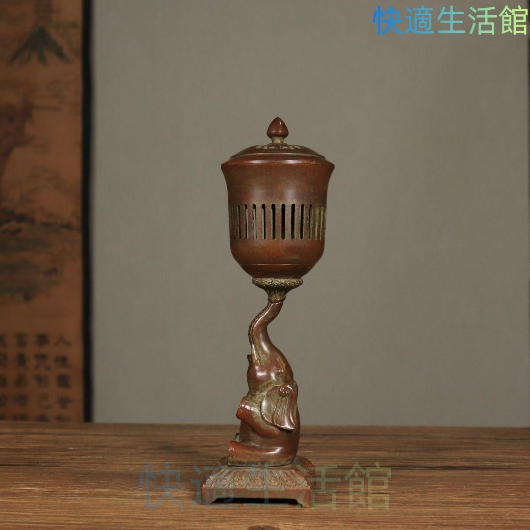 銅器 香炉 福象宮灯 薫香炉 室内檀香炉 盤香炉 蠟燭灯 香道具 工芸品 置物 銅器 香炉 福象宮灯 薫香炉 室内檀香炉 盤香炉 ?燭灯 香道具 工芸品