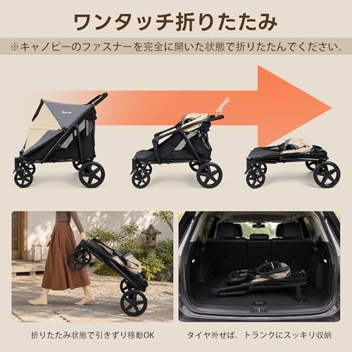 犬用品 Totoro ball ペットカート大型犬 用カートPC400