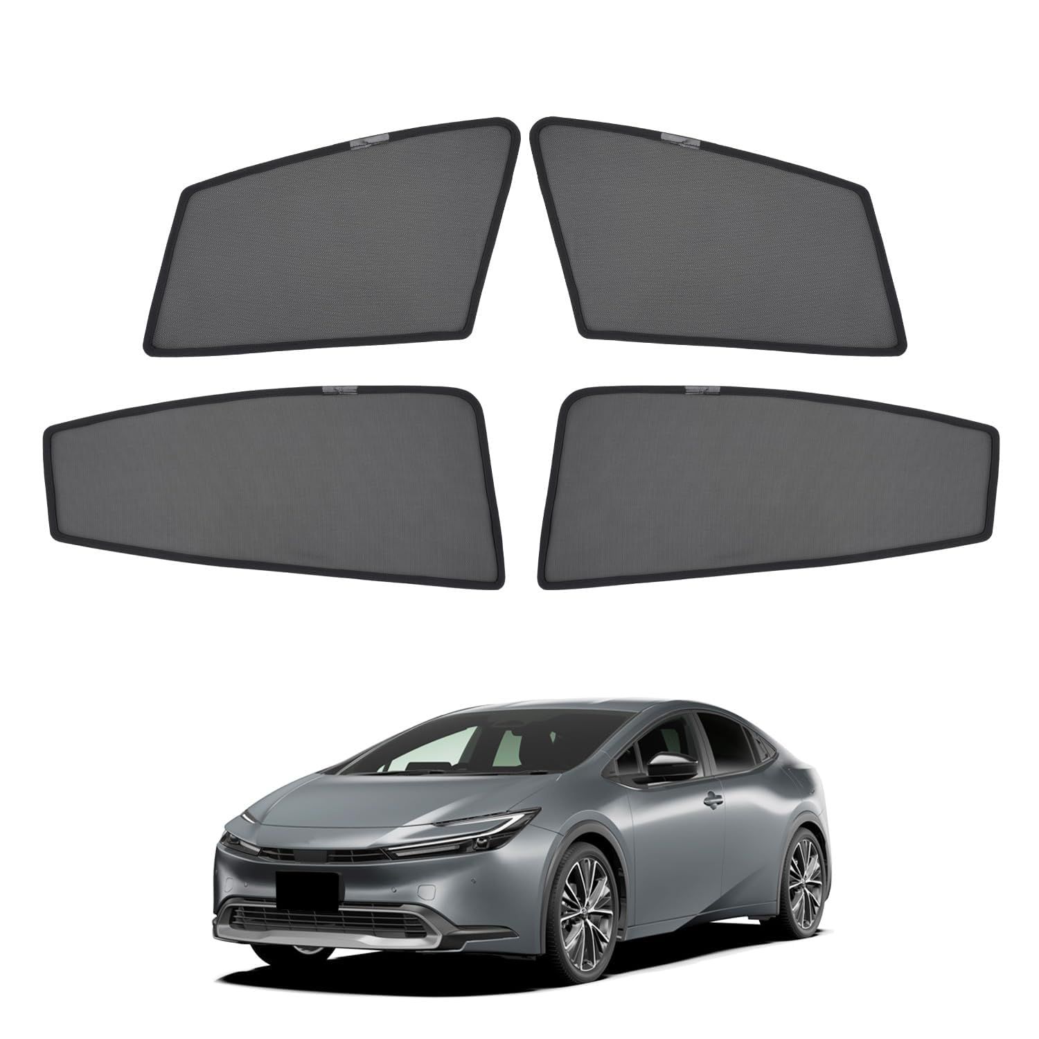 CARTIST トヨタ 新型 プリウス 60系 メッシュカーテン PRIUS 5代目 2023年-現行 遮光カーテン カーシェード UVカット 遮光 断熱 説明書付き 安定性 取り付け簡単 インテリア マグネット式 日よけ サンシェード 車種 a513191d