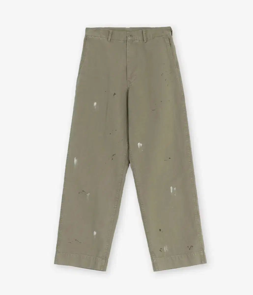 （新品）BROWNYARD ブラウンヤード ペインテッド パンツ カーキ (3)