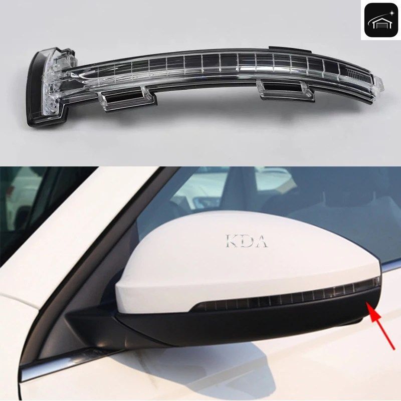左右LEDリアビューミラーターンシグナルライトランプ VWパサート 2019 - 21 ジェッタ MK7 ボーラ 19G949101 19G949102