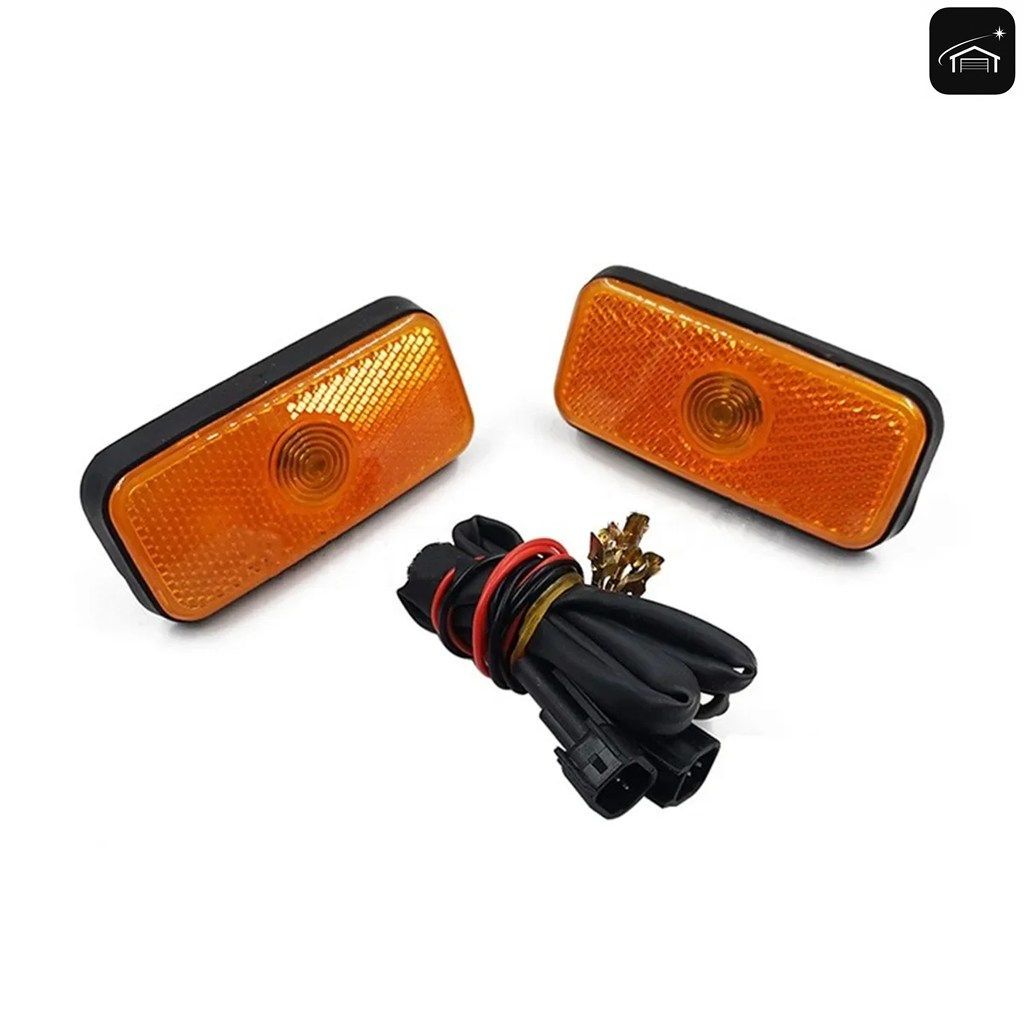 2個入りハロゲンターンシグナルサイドマーカーライトランプ フォード トランジット MK6 MK7 2000 - 2013年5月 VYC155034AC