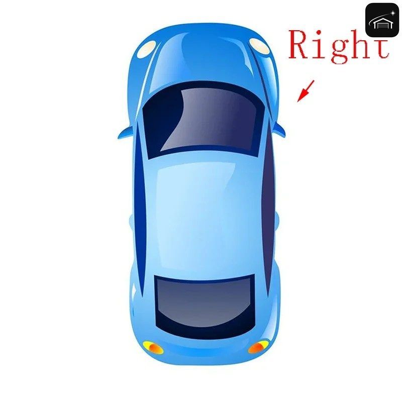左右サイドミラーターンシグナルライトランプカバー ボルボ XC90 2007 - 15