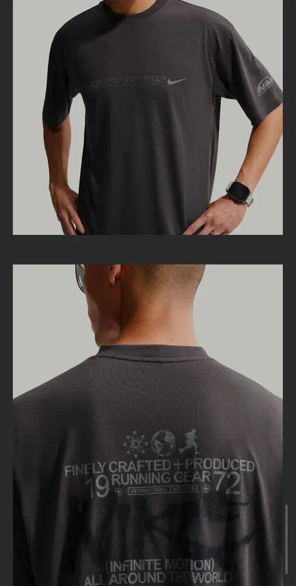 新品 95 NIKE メンズ ドライ フィット ディスラプティッド ランニング 半袖 Tシャツ ミディアム