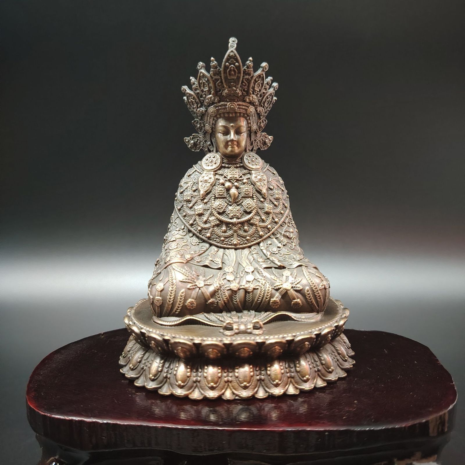 仏教美術 仏像 覚沃仏 仏堂に神像 魔除け 開運奉納 銅製品 工芸品 置物